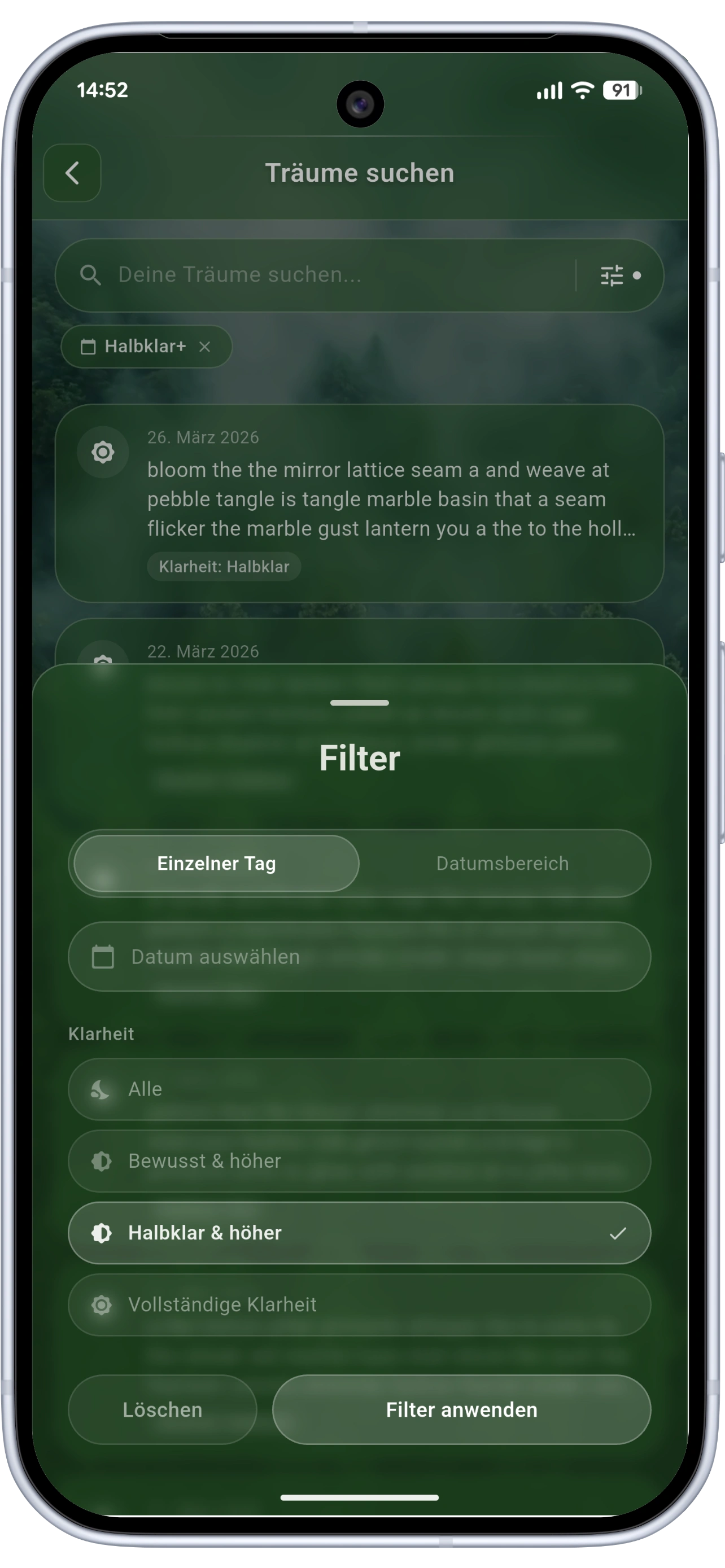 Easy access to everything screen