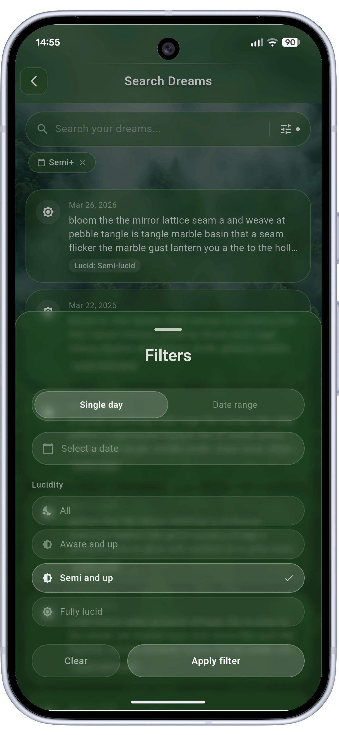 Easy access to everything screen