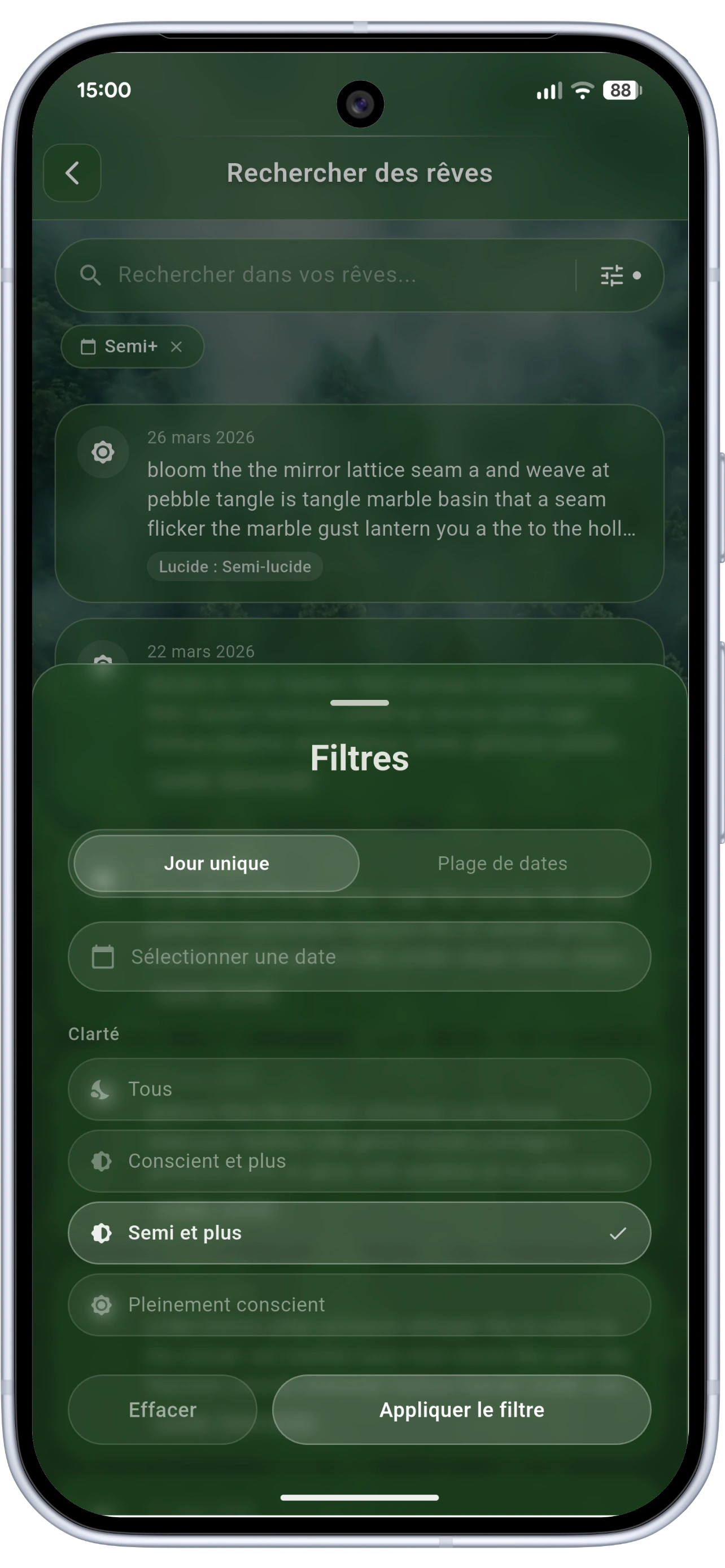 Easy access to everything screen