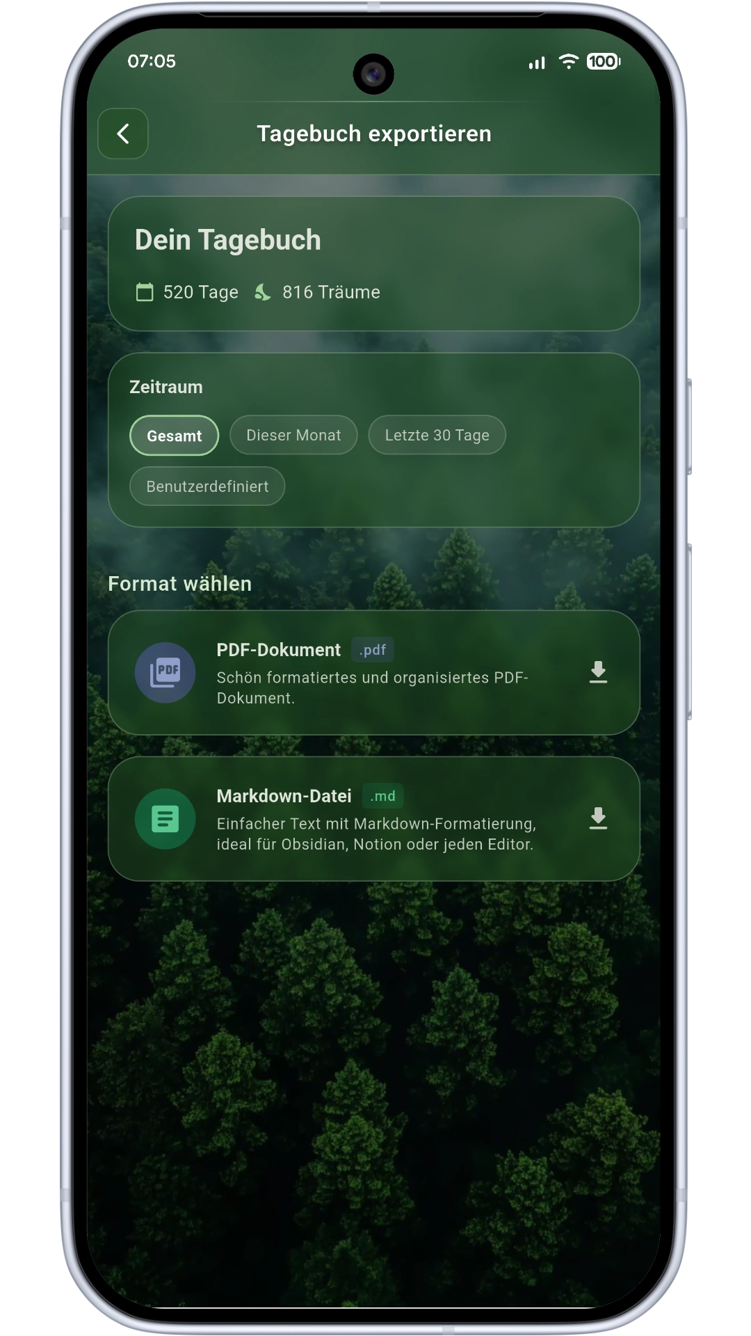 File screen