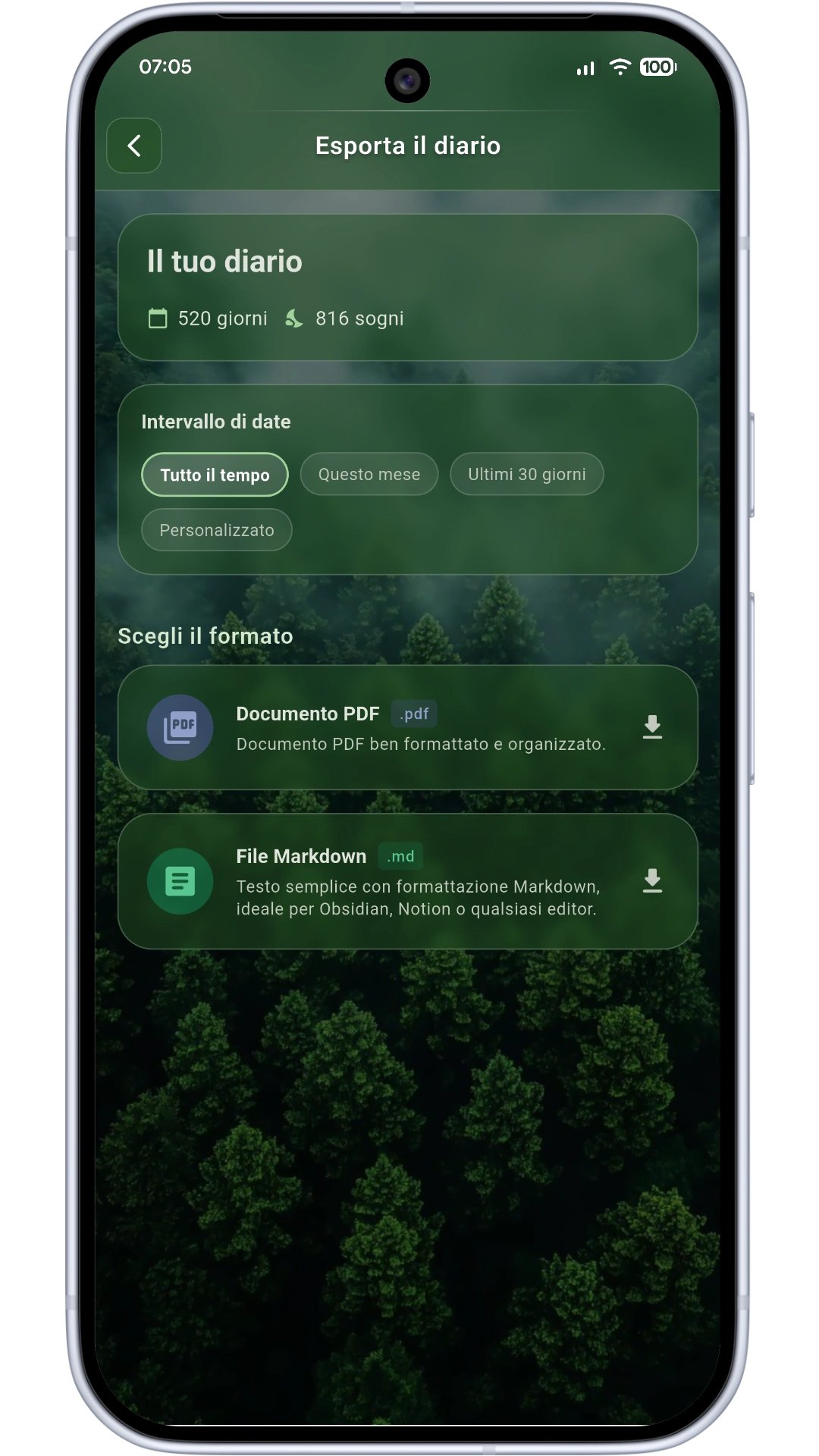 File screen
