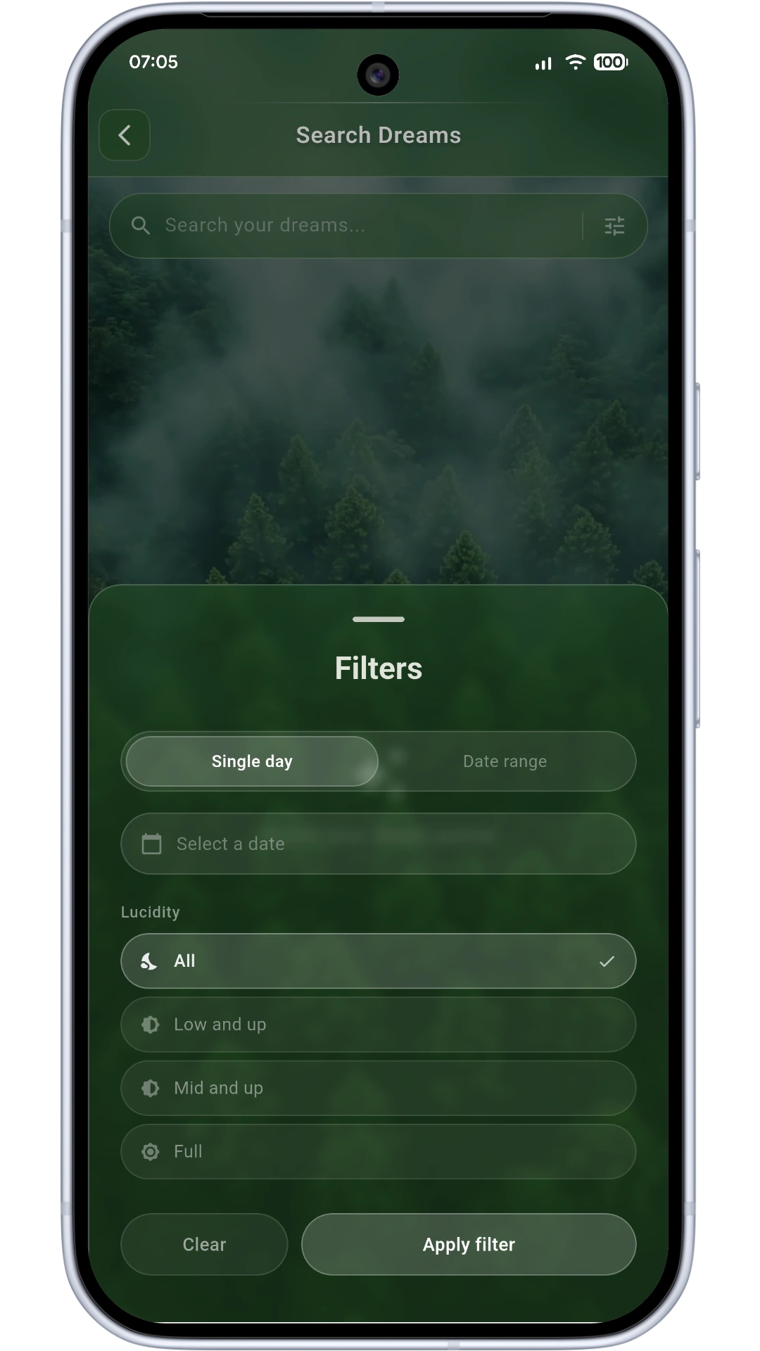 Easy access to everything screen
