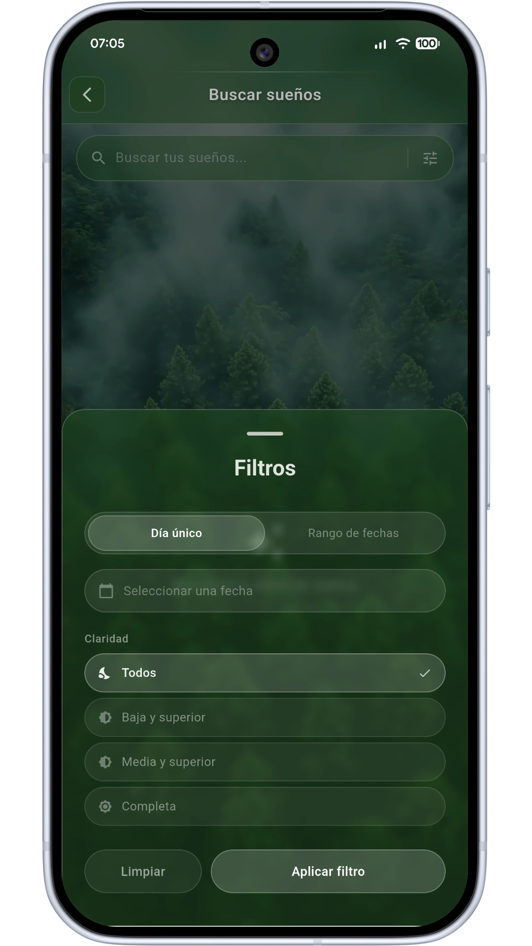Easy access to everything screen