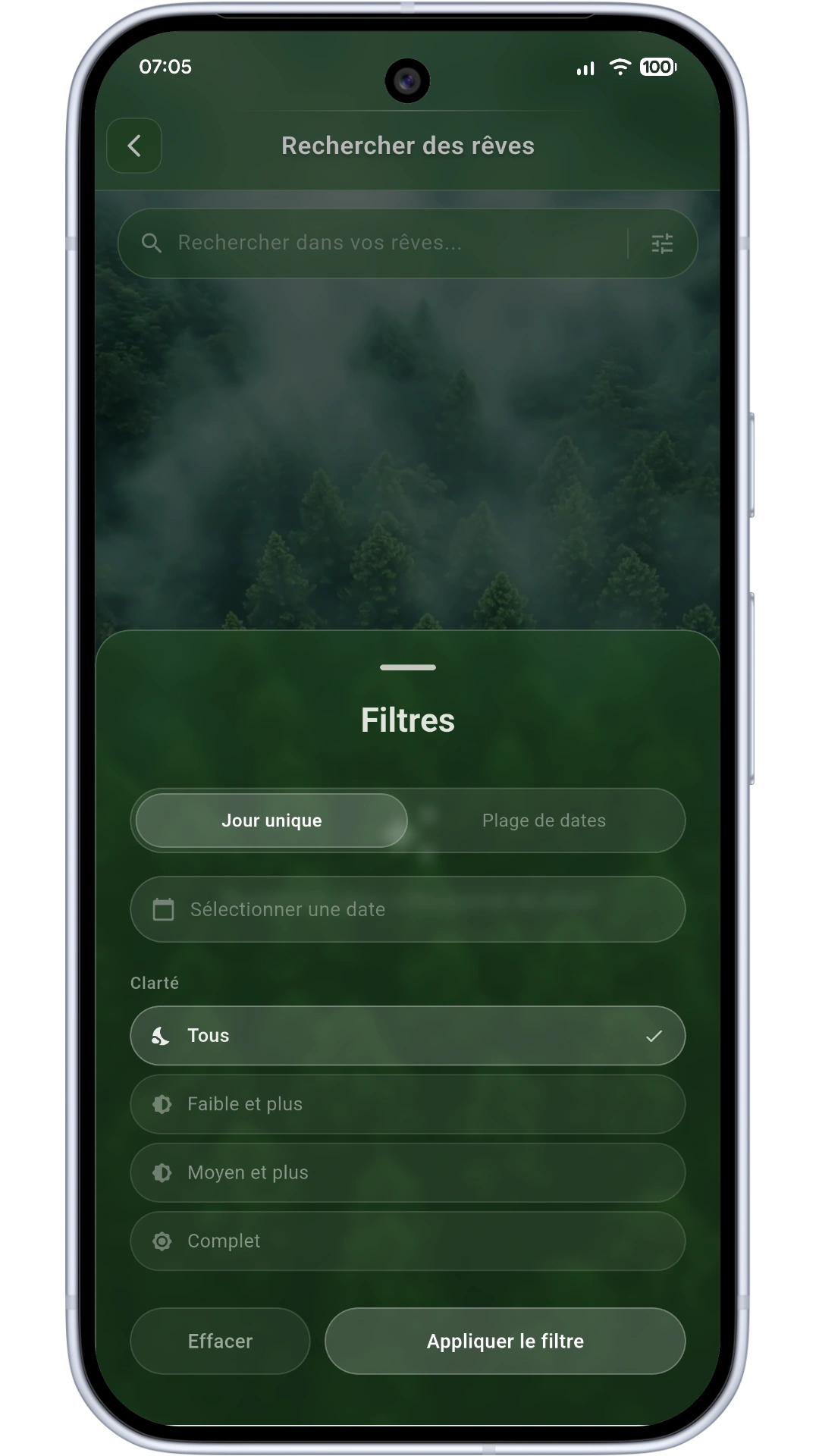 Easy access to everything screen
