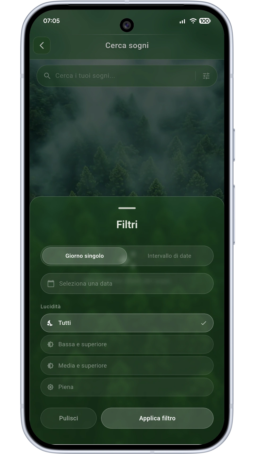 Easy access to everything screen