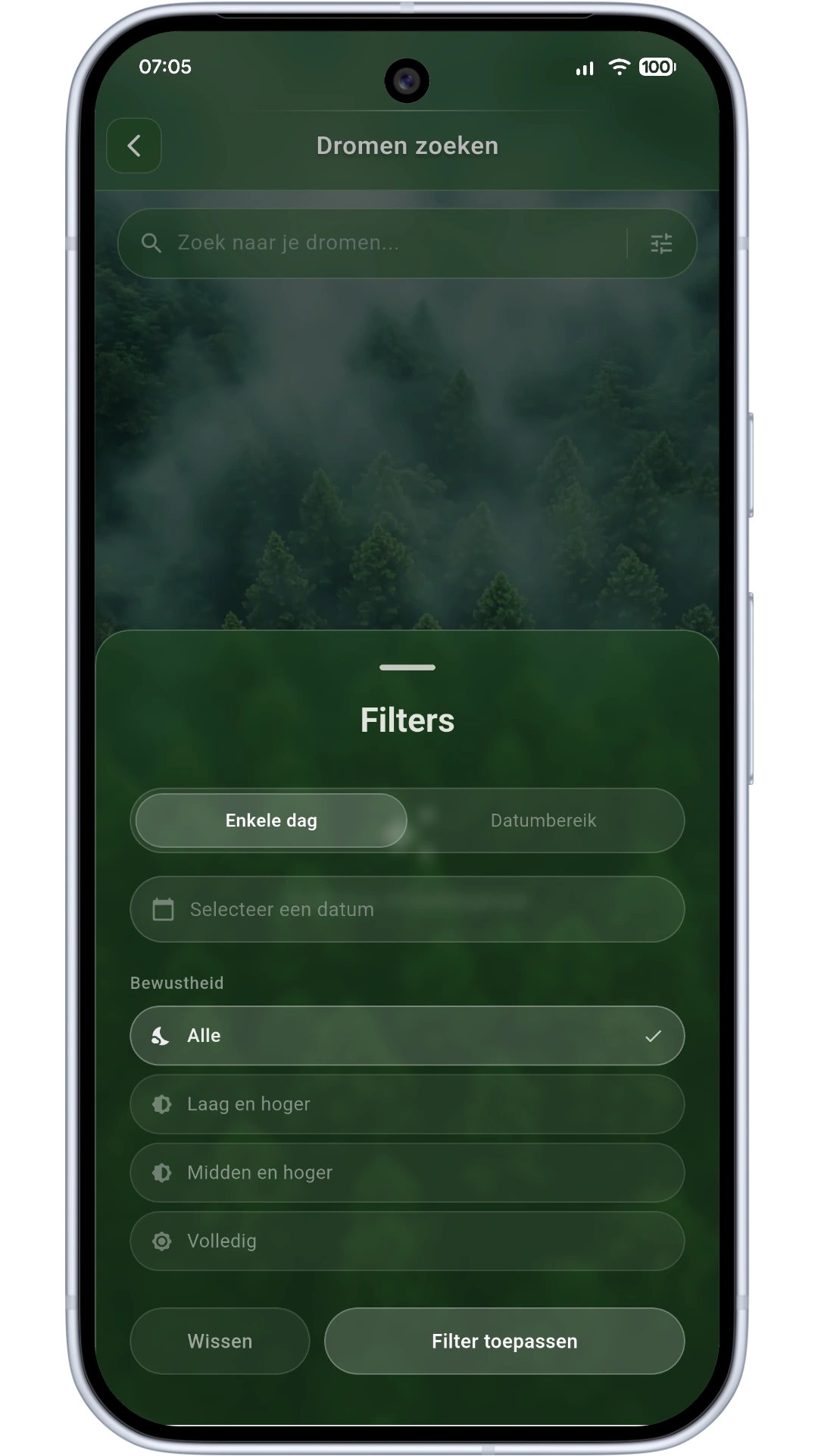 Easy access to everything screen